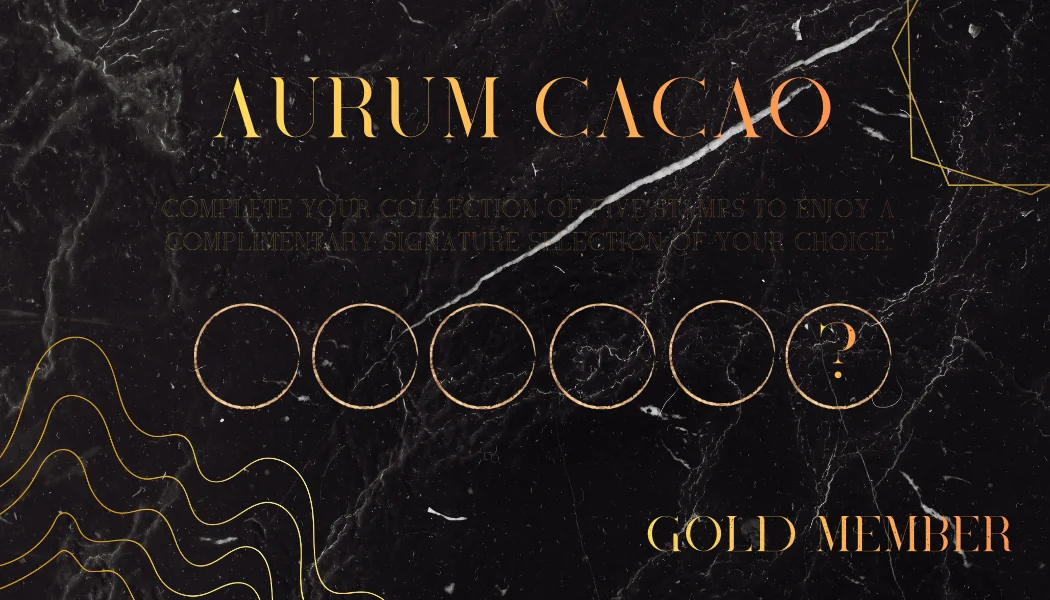 AURUM CACAO Gold Loyalty Card